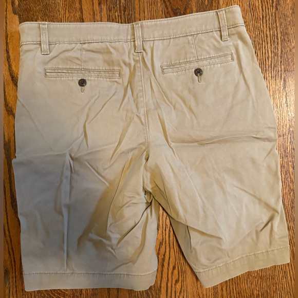 Sonoma Classic Tan Men's Flat Front Shorts - Picture 2 of 3